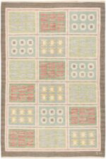 Vintage Flat Woven Swedish Kilim Rug #47006 by Nazmiyal Antique Rugs