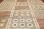 vintage scandinavian swedish rug 47006 field Nazmiyal