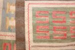 vintage scandinavian swedish rug 47006 knots Nazmiyal