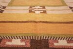 vintage swedish rug by ingegerd silow 47009 lines Nazmiyal