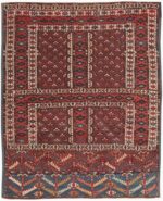 Antique East Turkestan Yamout Rug 47068 Nazmiyal