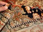 antique persian mohtashem kashan rug 47051 pile Nazmiyal