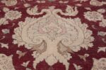 Antique Turkish Hereke Rug 45620 Ivory Shape Nazmiyal