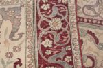 Antique Turkish Hereke Rug 45620 Woven Knots Nazmiyal