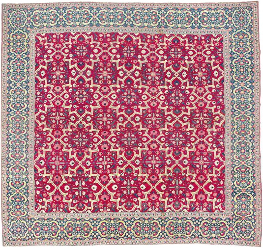 Cornelius Vanderbilt's Antique Mughal Rug Cornelius Vanderbilt's Antique Mughal Rug Nazmiyal