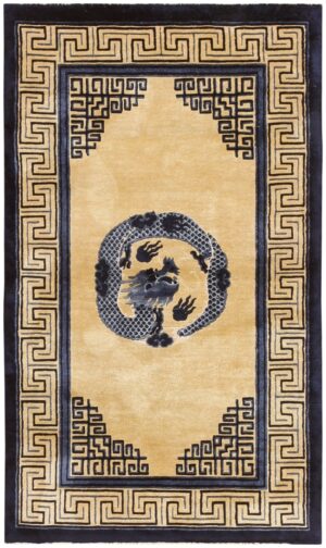 Vintage Chinese Silk Rug 47042 Nazmiyal