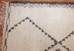 vintage mid century moroccan beni ourain rug 47084 corner Nazmiyal