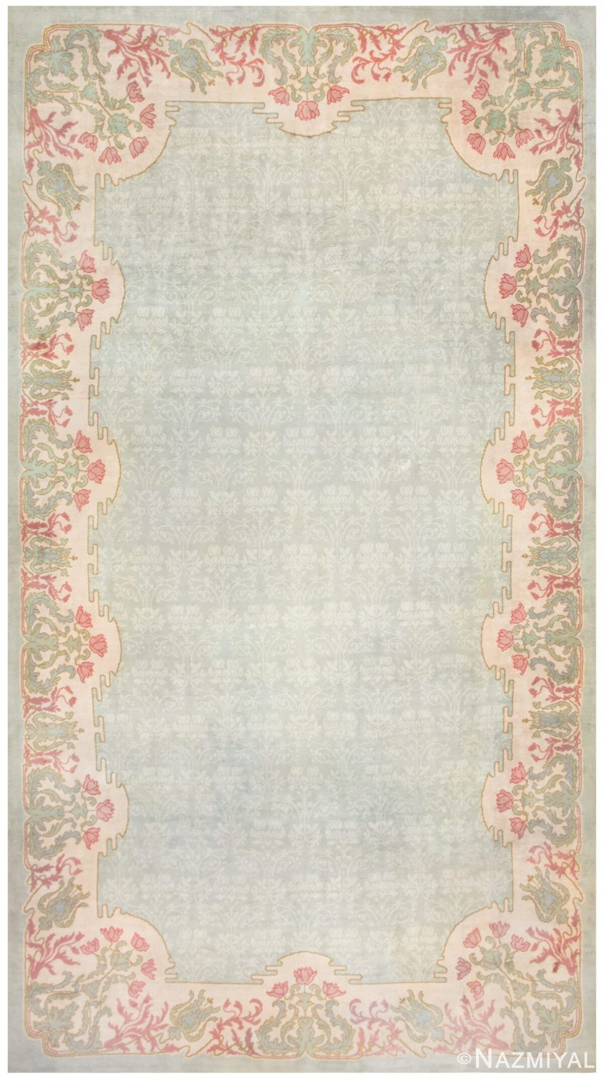 French Art Nouveau Rug 47075 Large Image