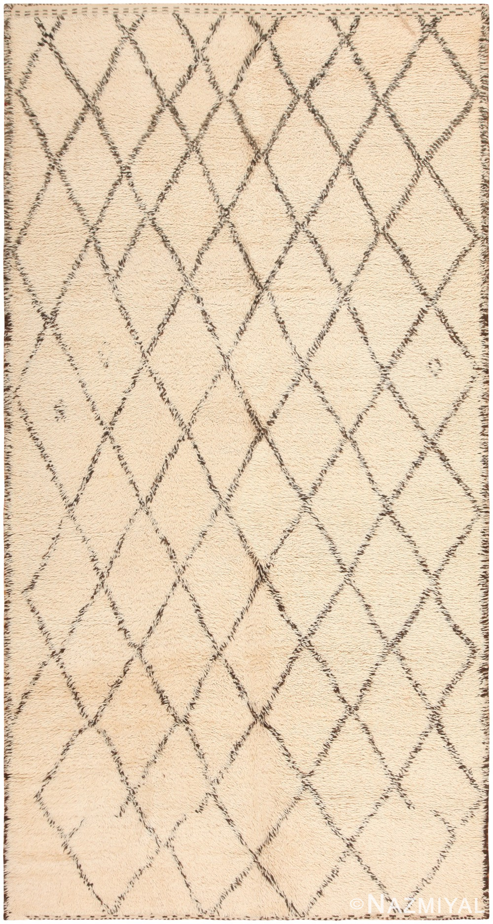 Vintage Moroccan Rug 47100 Detail/Large View