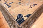 Angle Oversized Grey Antique dragon Chinese rug 46621 by Nazmiyal