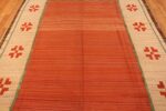 Field Vintage Scandinavian Swedish Kilim Rug 47144 by Nazmiyal