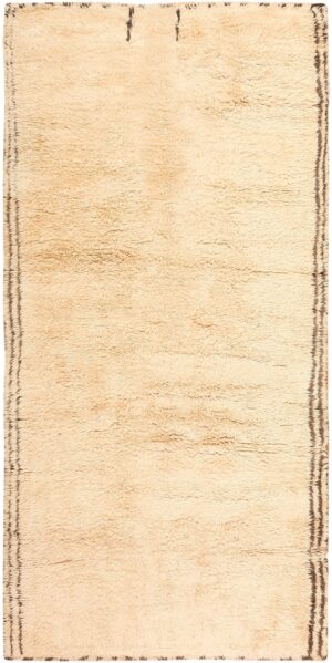 Vintage Open Field Shaggy Moroccan Berber Rug #47187 by Nazmiyal Antique Rugs