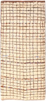 Vintage Geometric Grid Design Moroccan Berber Rug #47189 by Nazmiyal Antique Rugs