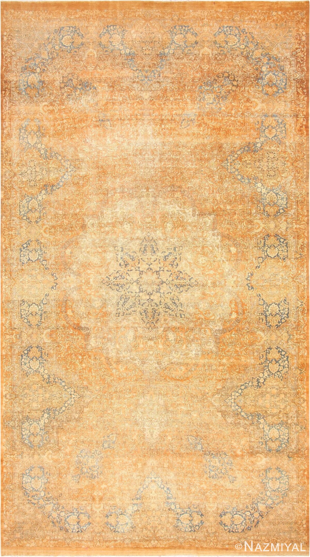 Antique Kerman Persian Rug 43332 Detail/Large View