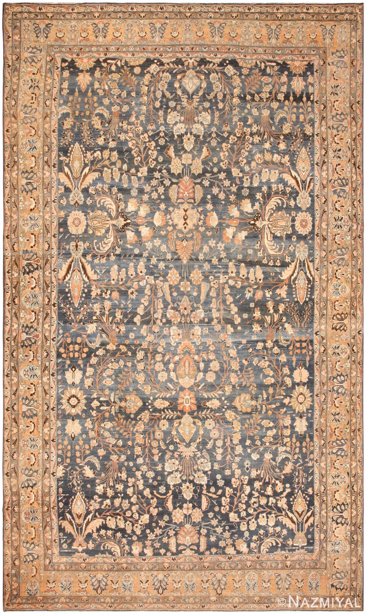 Antique Persian Malayer Rug 46838 Detail/Large View
