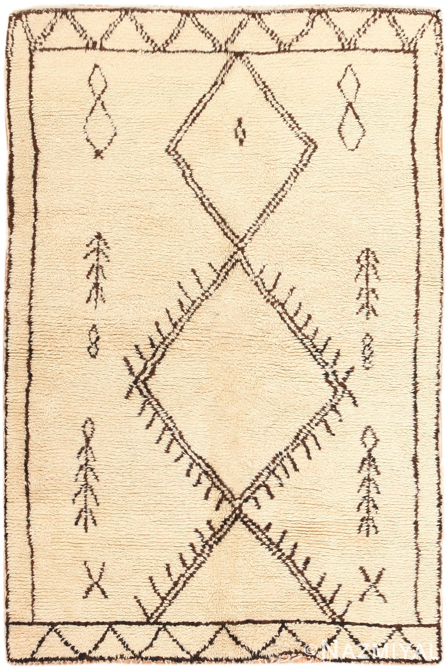 Vintage Moroccan Rug 47192 Detail/Large View