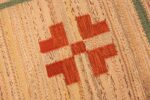 Weave detail Vintage Scandinavian Swedish Kilim Rug 47144 by Nazmiyal