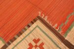 Weave Vintage Scandinavian Swedish Kilim Rug 47144 by Nazmiyal