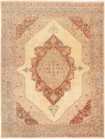 Antique Haji Jalili Persian Tabriz Rug 47135 Nazmiyal