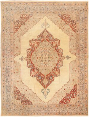 Antique Haji Jalili Persian Tabriz Rug 47135 Nazmiyal