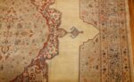 antique haji jalili persian tabriz rug 47135 details Nazmiyal
