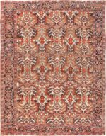 Antique Heriz Rug 47160 Detail/Large View
