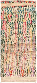 Vintage Colorful Moroccan Area Rug #47216 by Nazmiyal Antique Rugs