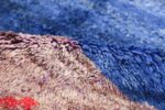 Vintage Moroccan Rug 49861 Blue Pile Nazmiyal