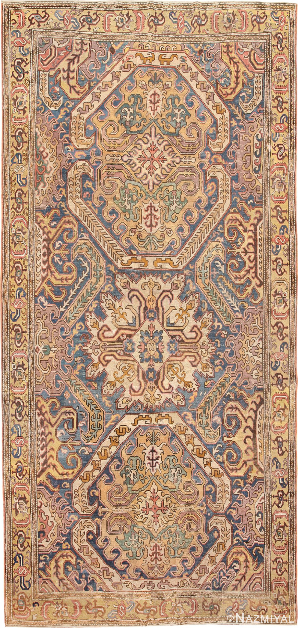Antique 18th Century Karabagh Rug 47245 Nazmiyal