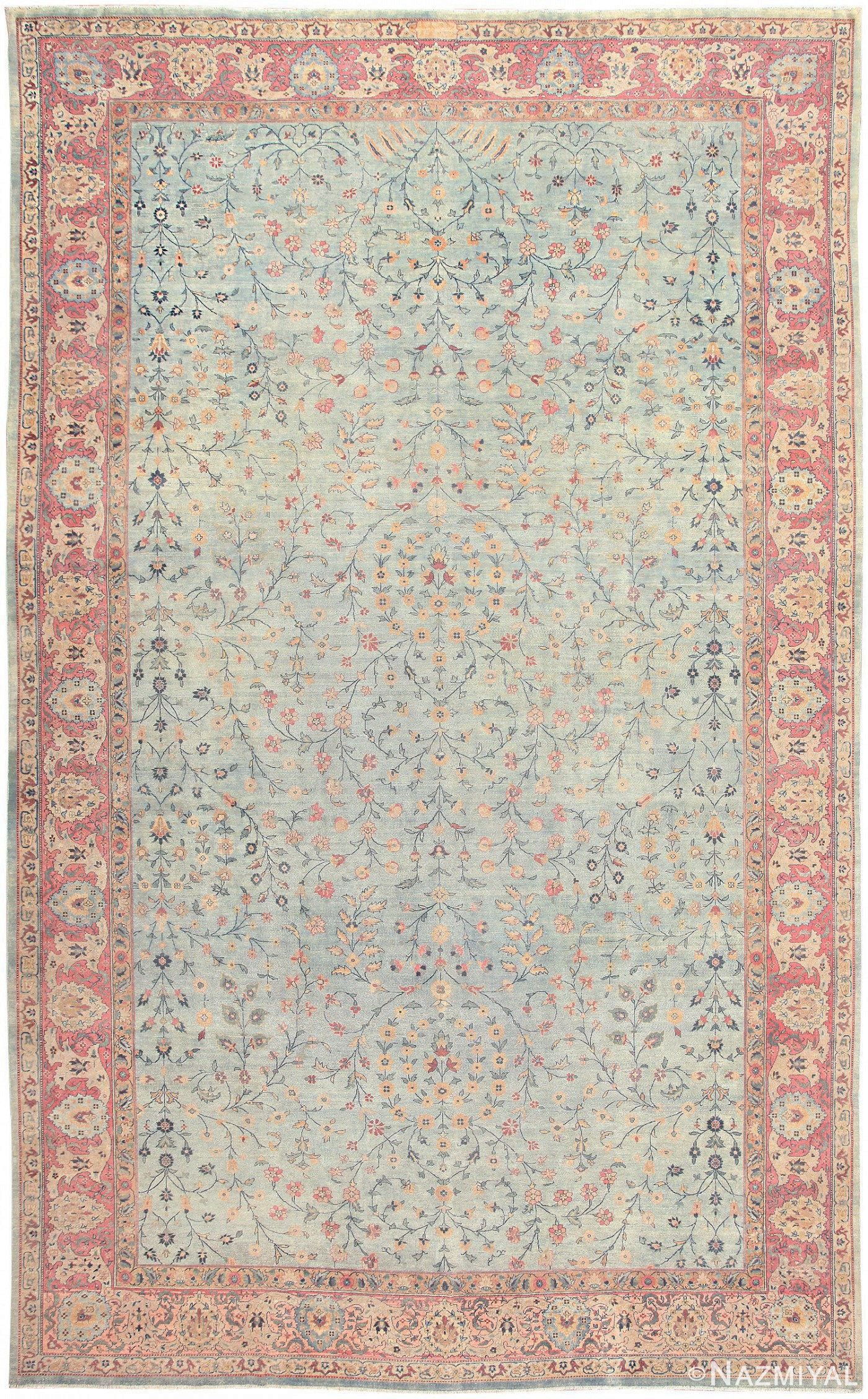 Antique Indian Carpet 46912 Nazmiyal Antique Rugs