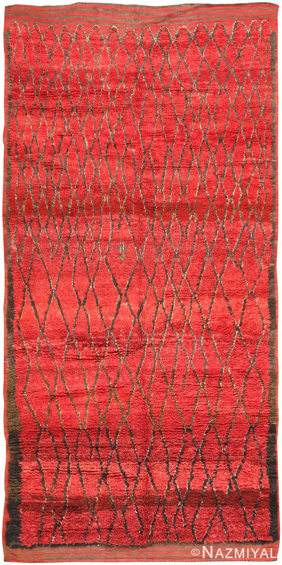 Vintage Moroccan Rug 47215 Detail/Large View