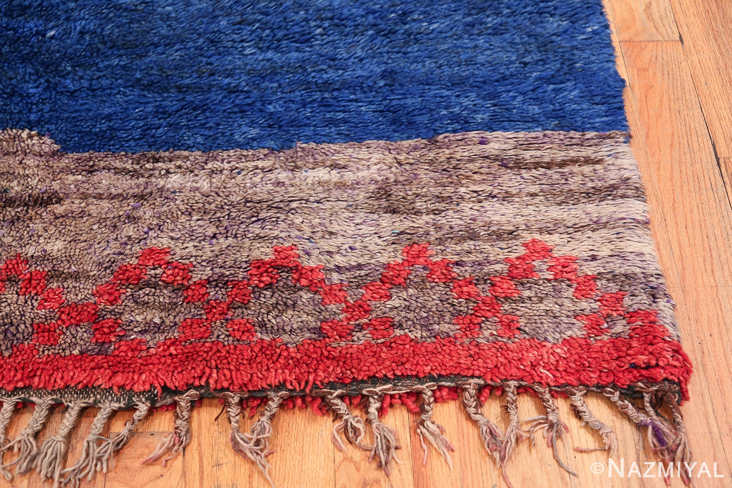 Vintage Moroccan Rug 49861 Right Side Corner Nazmiyal