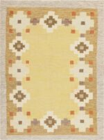 Vintage Scandinavian Swedish Kilim Rug 47307 Nazmiyal Rugs