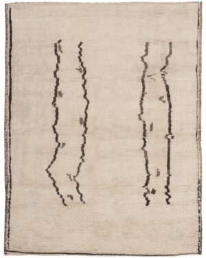 Vintage Moroccan Beni Ourain Rug