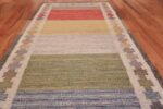 Vintage Scandinavian Rug by Ingegerd Silow 47304 Field Low Angle Nazmiyal