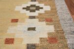 vintage scandinavian swedish rug 47307 border Nazmiyal