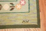 vintage swedish rug 47301 initials Nazmiyal