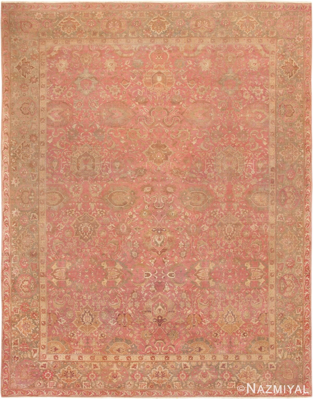 Antique Indian Amritsar Carpet 3277 Nazmiyal