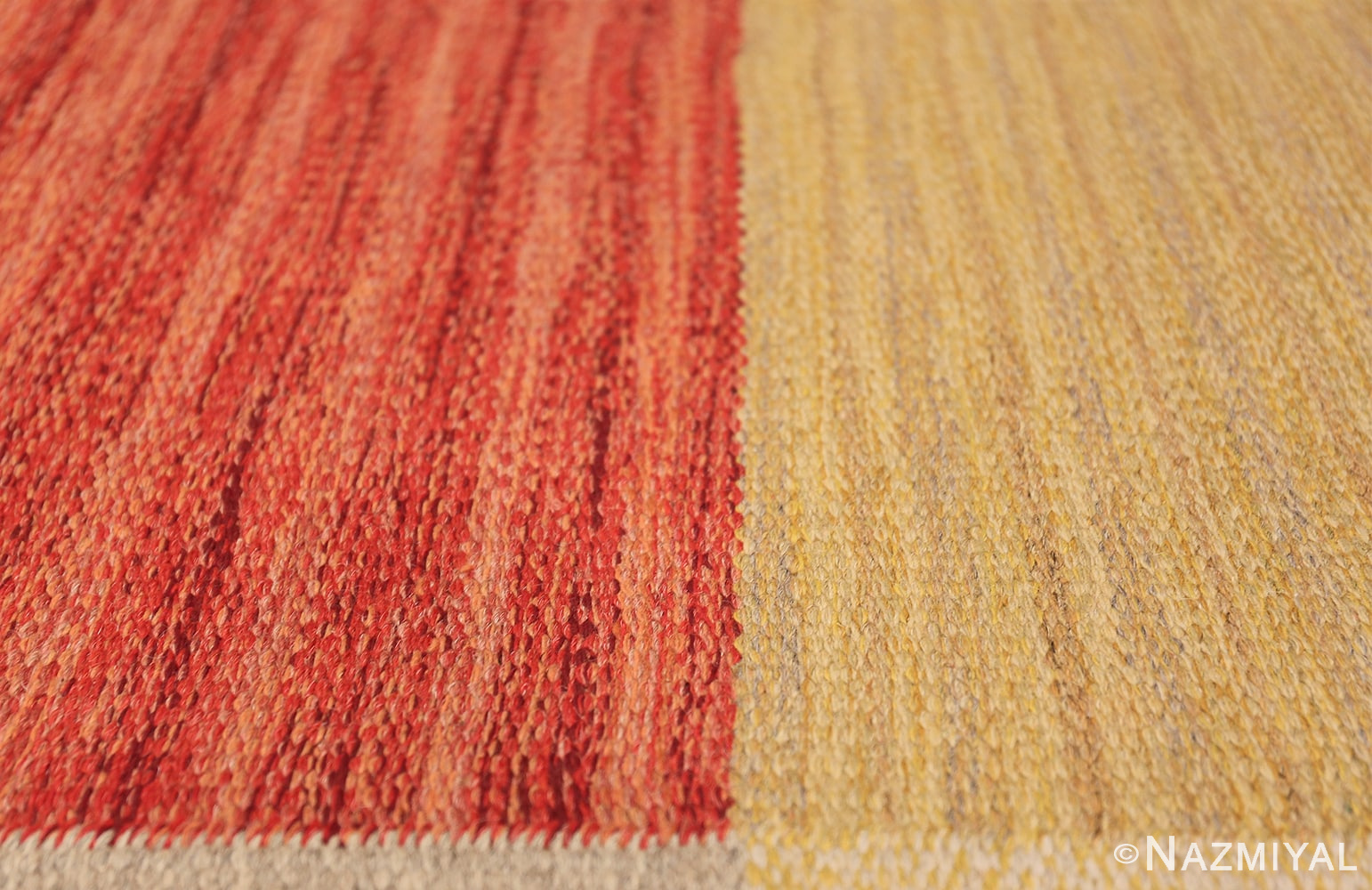 Vintage Scandinavian Rug by Ingegerd Silow 47304 Color Texture Nazmiyal