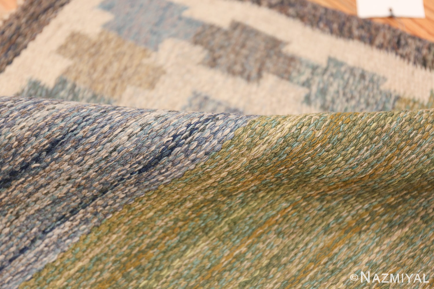 Vintage Scandinavian Rug by Ingegerd Silow 47304 Colorful Pile Nazmiyal