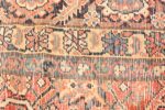 Weave detail Large Antique Persian Farahan carpet 47201 by Nazmiyal
