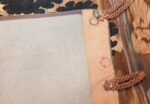 antique 18th century flemish tapestry titled pastoral 47384 back Nazmiyal