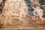 antique 18th century flemish tapestry titled pastoral 47384 play Nazmiyal