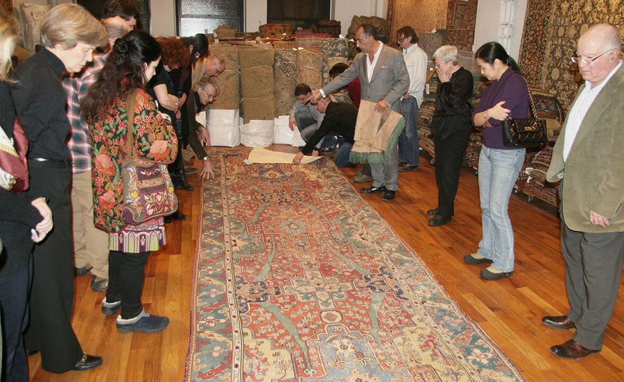 Antique Carpet Seminar With The Hajji Baba Club Educational Seminar About Antique Rugs With The Hajji Baba Club Nazmiyal