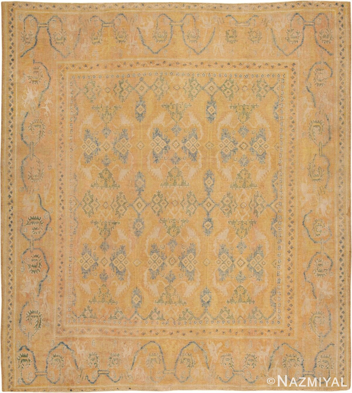 Antique 17th Century Spanish Cuenca Carpet 47370 Large Image