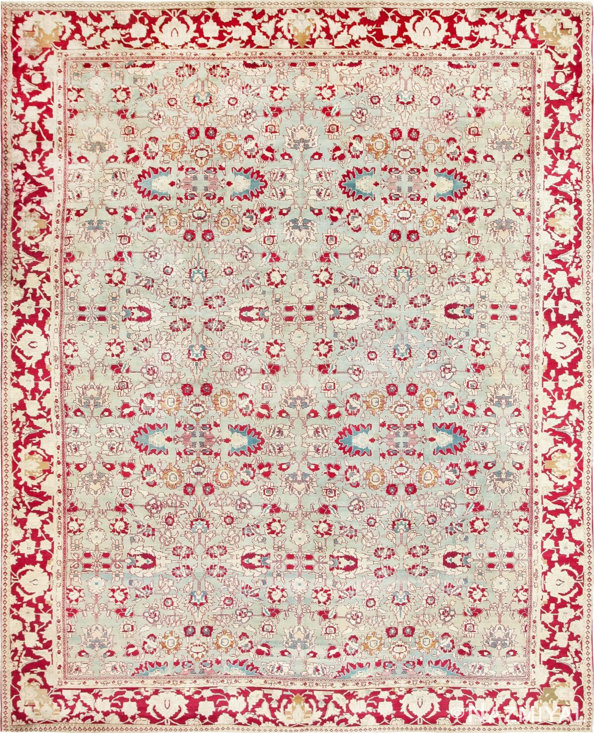 Antique Indian Agra Carpet 47369 Large Image