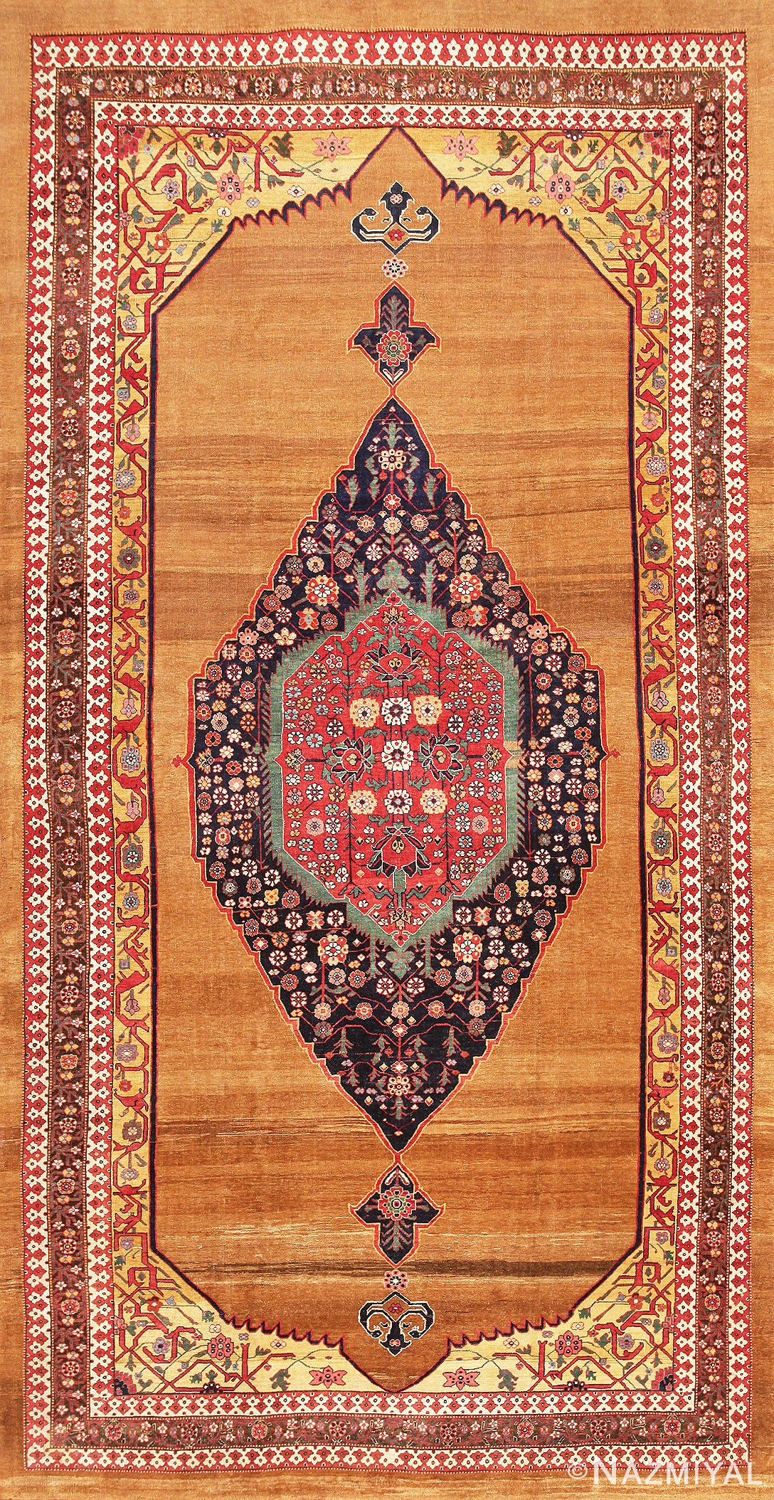 Antique Persian Bidjar Carpet 47372 Detail/Large View