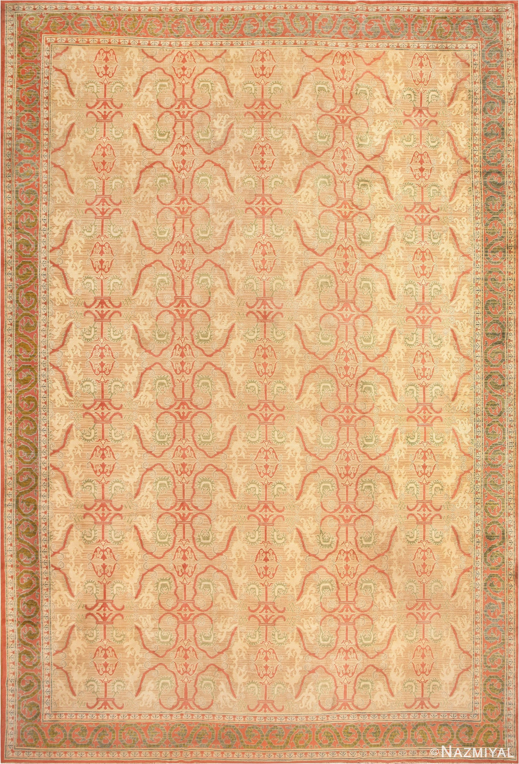 Antique Spanish Carpet #46756 by Nazmiyal Antique Rugs
