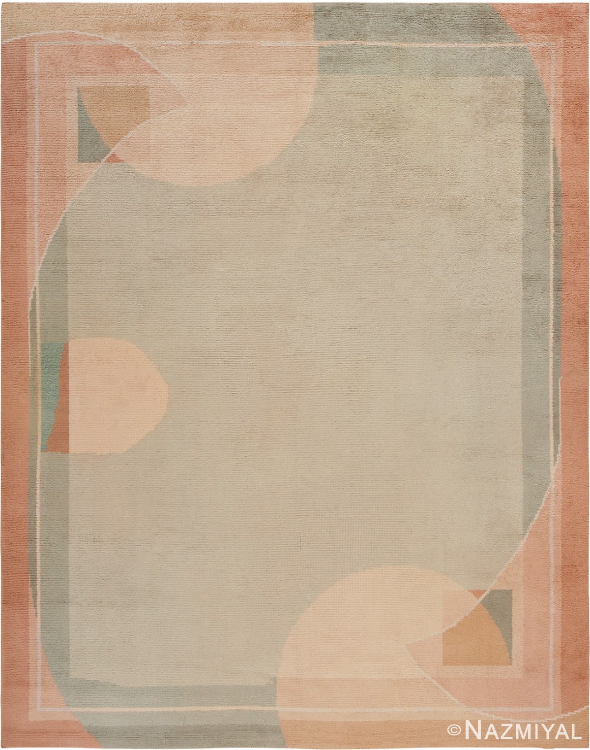 French Art Deco Carpet 47238 Detail/Large View