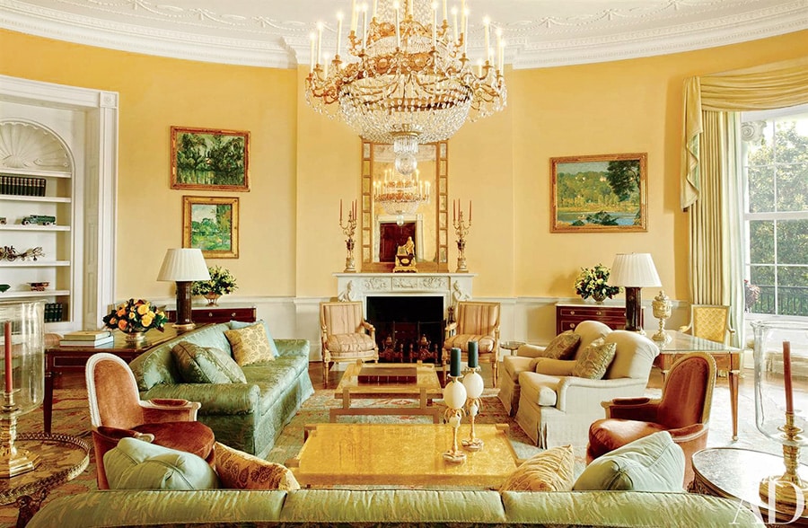 Michael Smith interior designer for the Yellow Oval Room Michael Smith interior designer for the Yellow Oval Room by Nazmiyal Antique Rugs